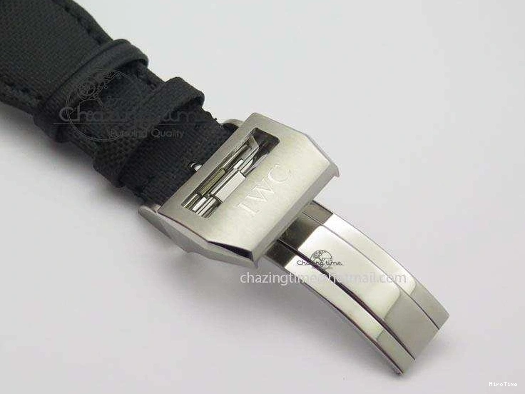 MIROTIME 0412 EasyCare Pilot Chrono IW388001 Real Ceramic ZF 1:1 Best Edition On Black Nylon Strap A 7279